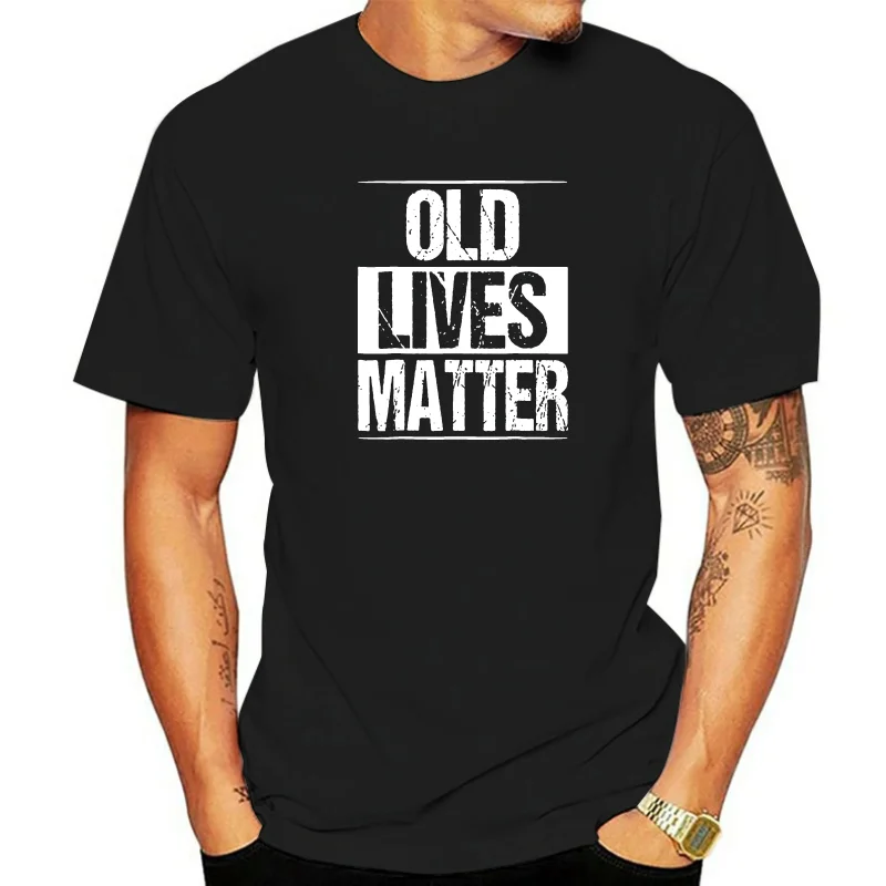 Men's Cool Short-Sleeve T-Shirt GeT Old Lives Matter 40th 50th 60th 70th Birthday Gifts 1 Trendy Creative Graphic T-shirt Top