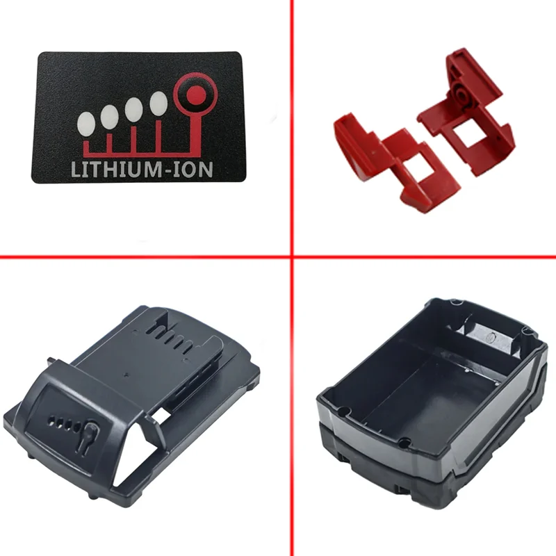 battery box assemblies top and back cover shell accessories for Milwaukee 18V For M18-10*18650 lithium-ion battery