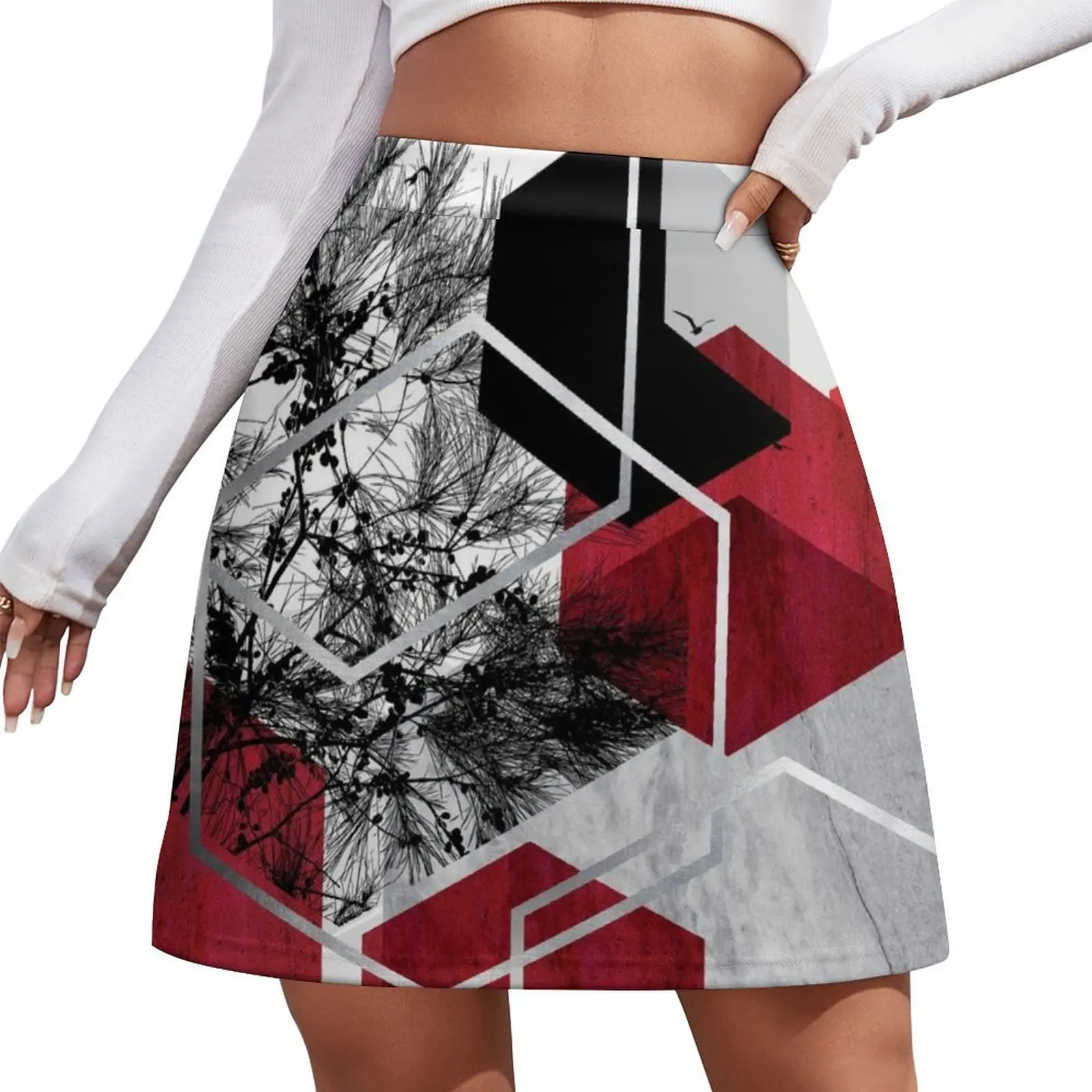 

Digital Landscape Part 1 Mini Skirt summer dress for women 2026 elegant skirts for women Woman short skirt