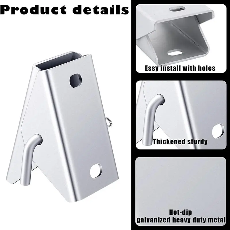 Cerniera per connettore dock stazionario con bordo d'amica zincato in materiale di acciaio in lega ABJY, durevole e affidabile per l'uso marino