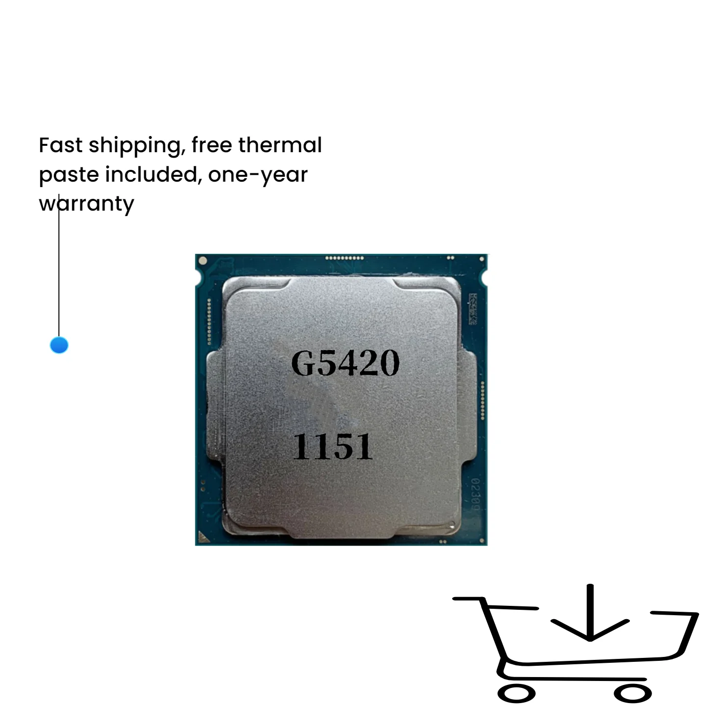 

G5420 Двухъядерный четырехпоточный процессор 3,8 ГГц, 4 МБ, 54 Вт, 58 Вт, LGA 1151 G5420