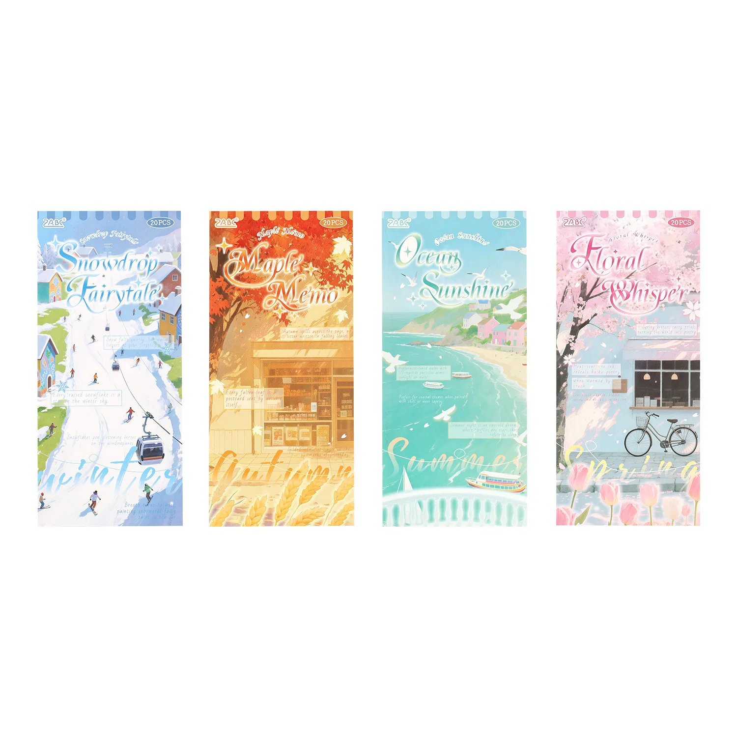 

10 компл./лот Kawaii канцелярские наклейки Four Seasons Appreciation дневник планировщик декоративная наклейка Скрапбукинг ремесленная наклейка