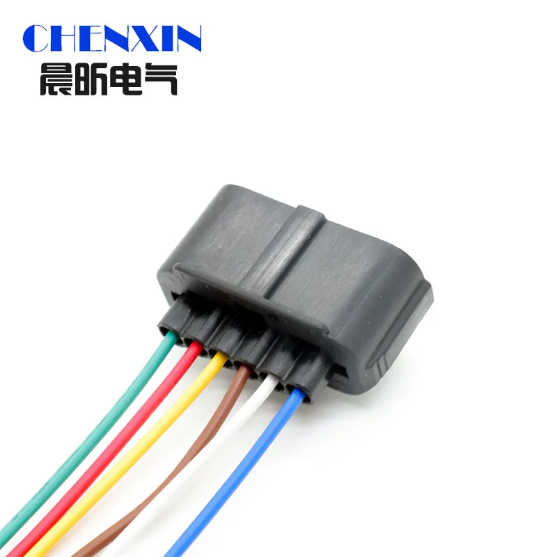 

6-контактный 184060-1, разъем педали акселератора, разъем для печатной платы, разъем жгута проводов автоматического насоса для Ford Focus Hyundai