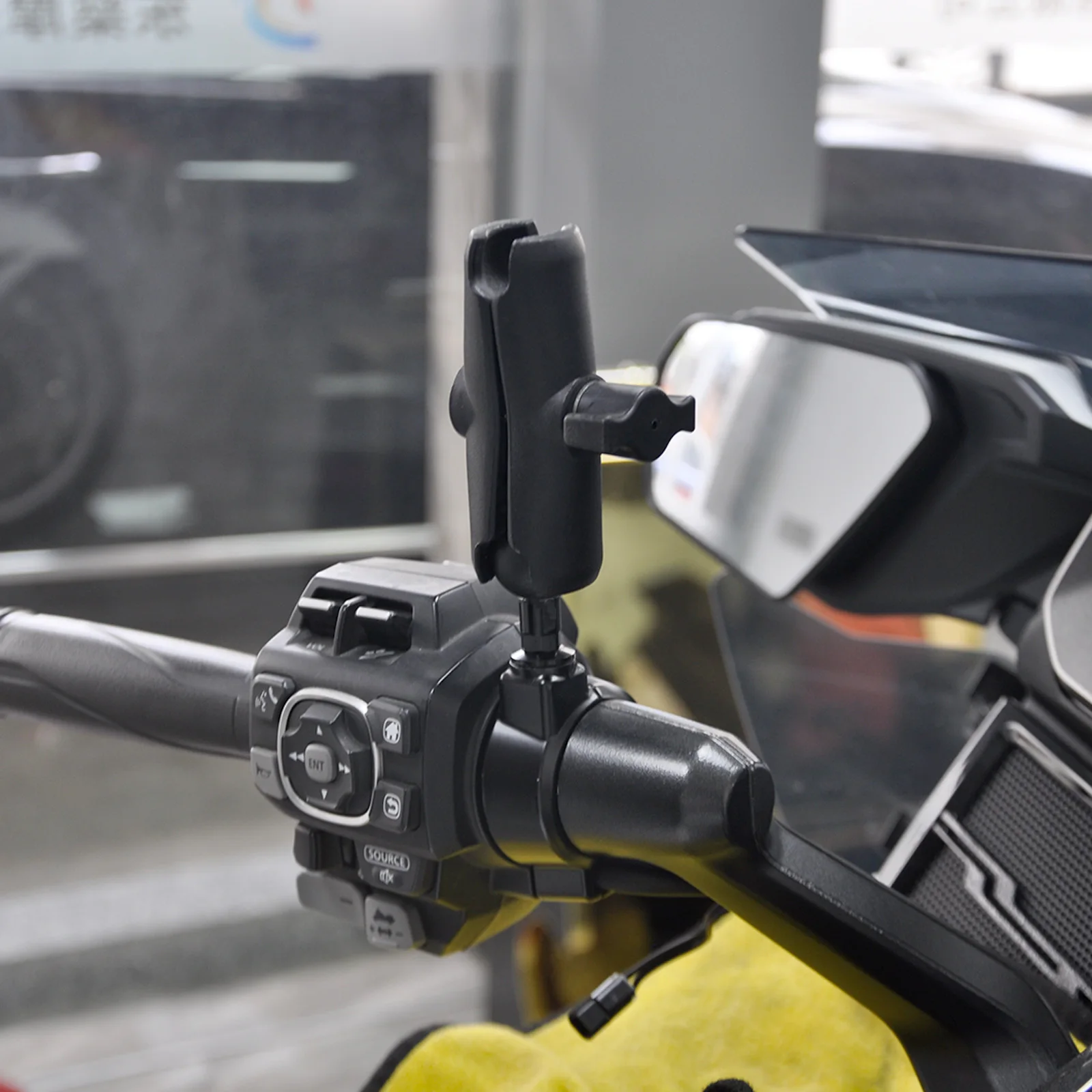 PANICAL GPS-Navigationshalterung für Honda GoldWing GL1800 DCT 2018-2026 Handyhalterung Basisverlängerungsklemme Zubehör – Detail 6