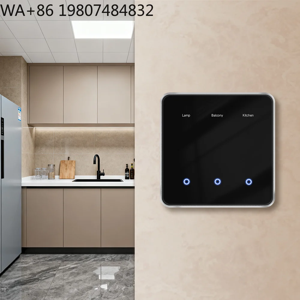 4 Inch IPS Rotatable Touch Screen Wall Smart Switch POE AC Powered Central Relay Control Panel  App Voice Home Hotel Scene Panel