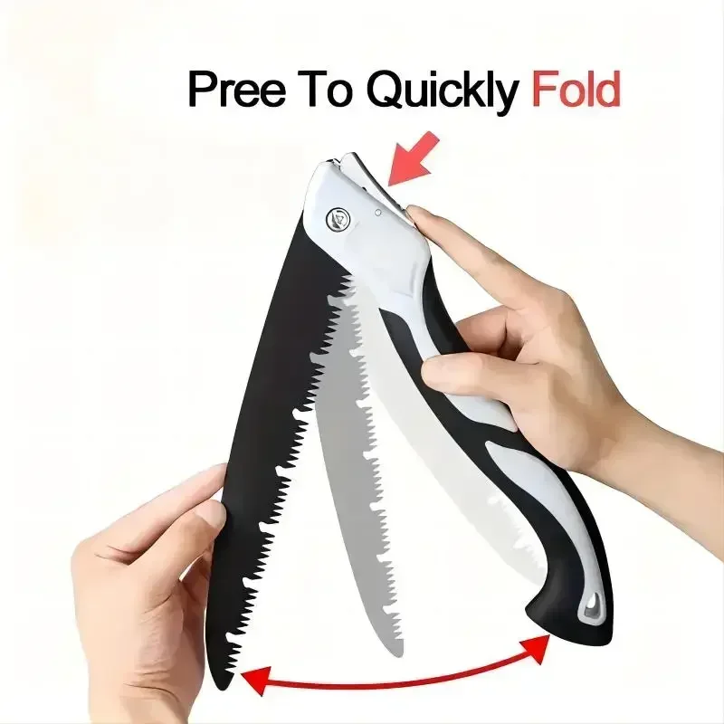 Folding Hand Saw, Camping/Pruning Small Hand Saw Folding Manual Saw For Outdoor Logging Woodworking Gardening