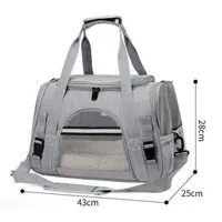 1PCS Pets carry portable pet carrier bags for cats and dogs outside breathable pet carts