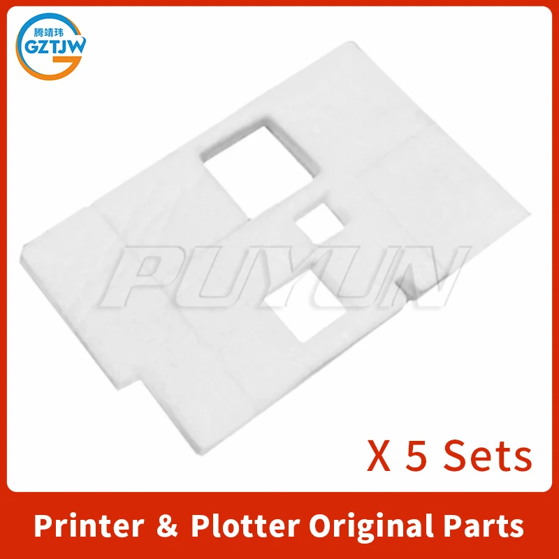 5 Sets Waste Ink Sponge Pad 2400 2540S 2580 2880 2965 2980 3080 For Canon  MG2400 MG2540S MG2580 MG2880 MG2965 2980 MG3080