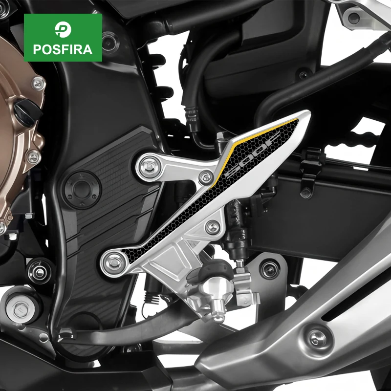 

POSFIRA Motorcycle Footrest Panel Sticker Vinyl Decals for Honda CB500F CB 500 F 500F 2016-2023 2022 2021 2020 2019 Accessories