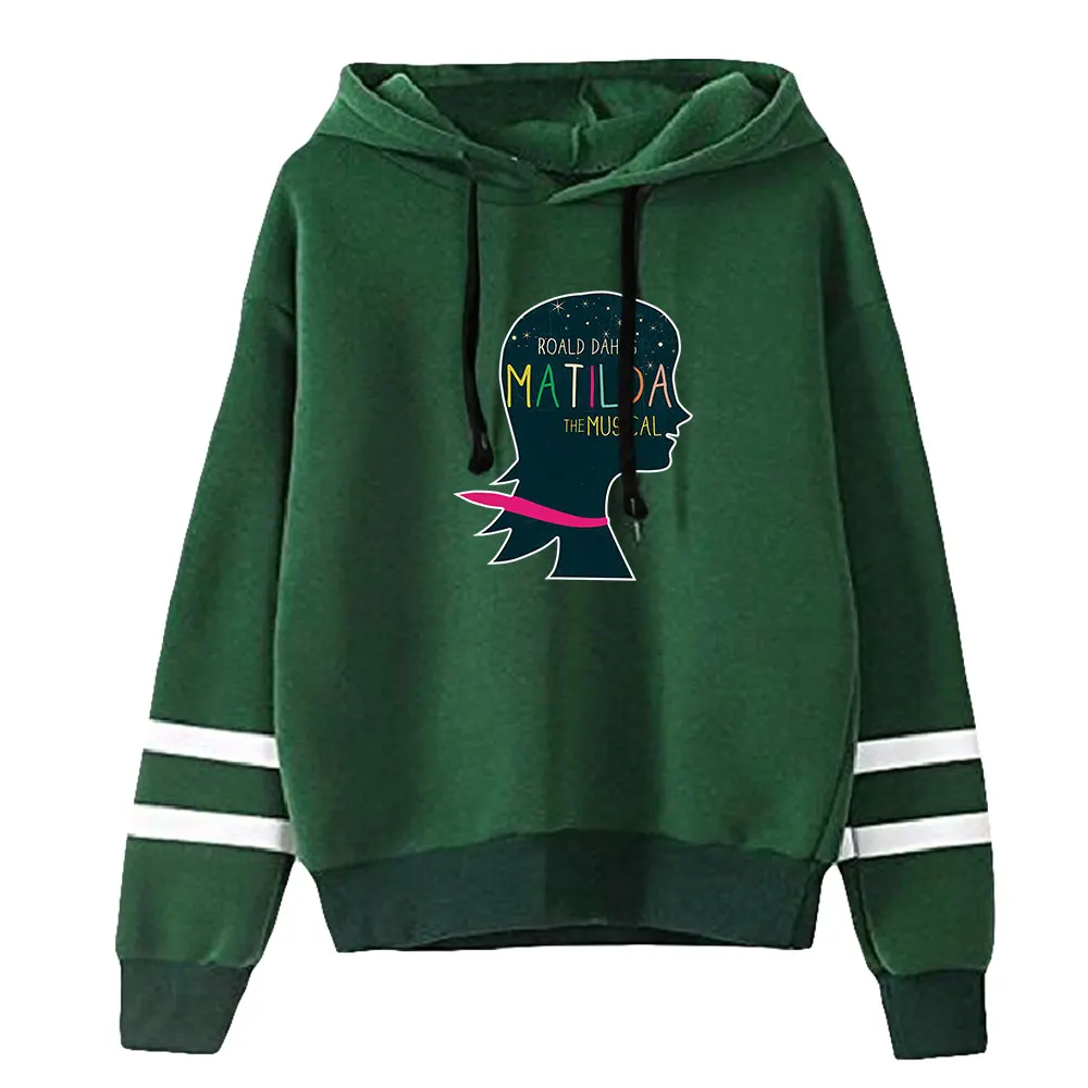 Roald Dahl's Matilda the Musical Movie Pocketless Parallel Bars Sleeve Sweatshirt Men Women's Hoodie New Fashion Clothes