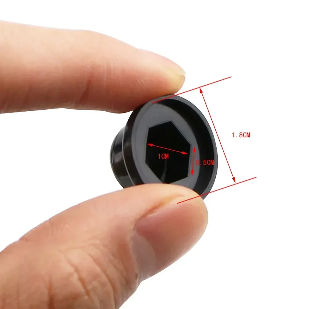 Car Door Screw Nuts Cap Universal 12Pcs Door Screw Protection Cap Cover Bolt Doors Lock Screws Nuts Protector Accessories