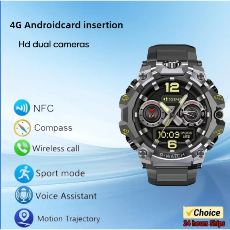 

Watch 5g Full Netcom Smartwatch1.5 inch Amoled HD Screen inset 4g/5g Sim Card GPS WIFI IP68 Waterproof Swimming Smart Watch