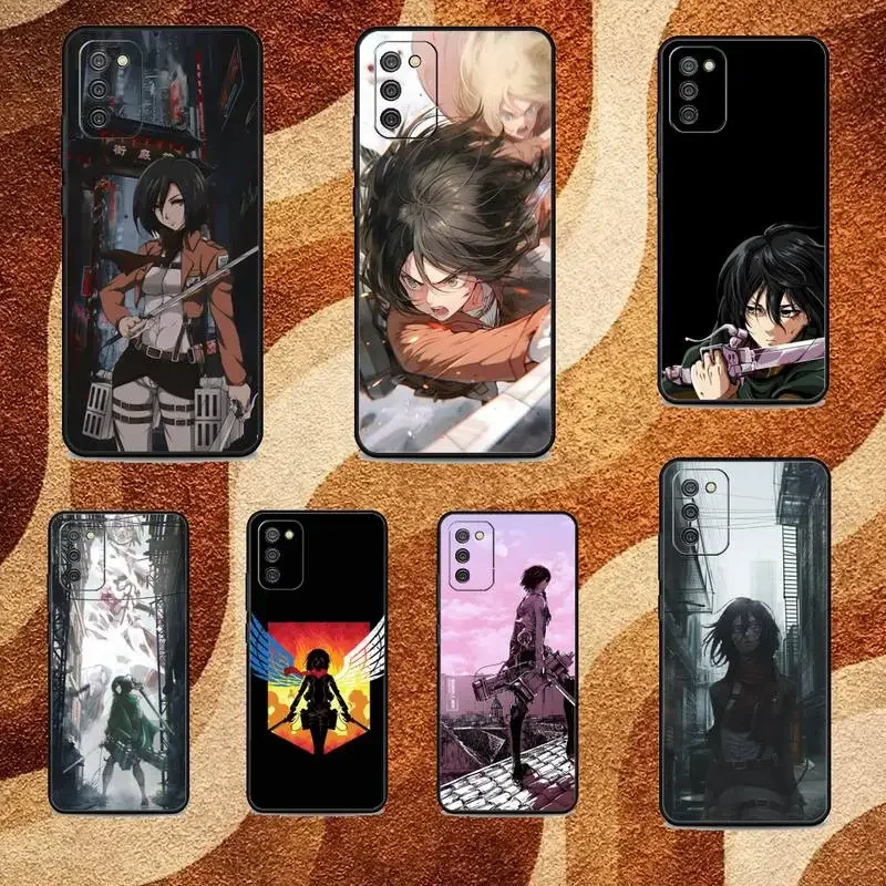

Attack On T-Titan Mikasa Phone Case For Samsung Galaxy,S,23,22,21,20,10,e,9,8,7,6,5G,plus,edge,ultra,lite Black Soft Cover