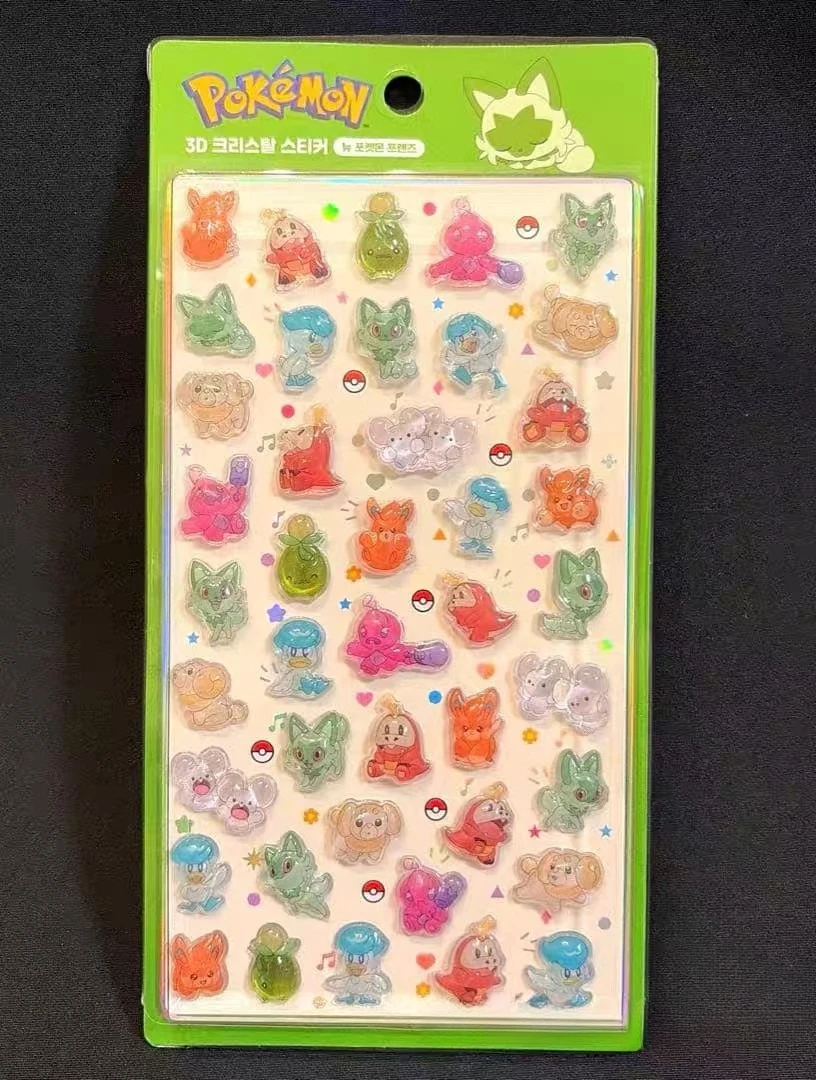 

2026 new 3D Stereoscopic Crystal Stickers Children's Creative Handbooks Stereoscopic Decoration Stickers