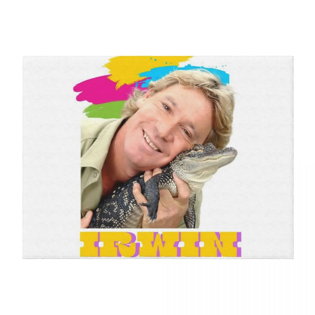 

THE GREAT STEVE IRWIN Throw Blanket Luxury Designer Plaid warm winter Winter beds Blankets