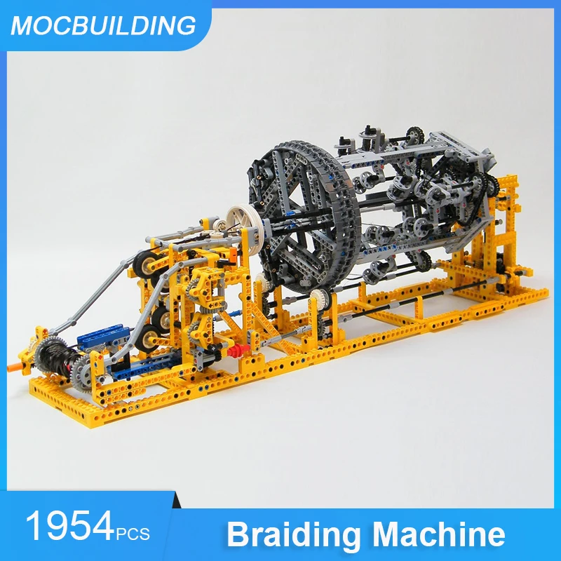 MOC Building Blocks Braiding Machine GBC Model DIY Assemble Bricks Educational Creative Collection Display Toys Gifts 1954PCS