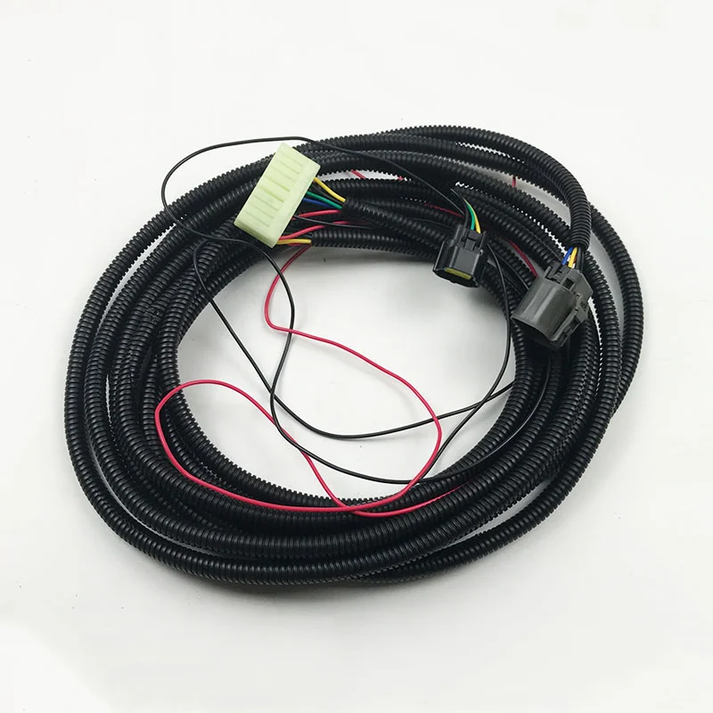 

excavator accessories Doosan Daewoo 7 - refueling motor throttle motor test maintenance refit all-round motor harness