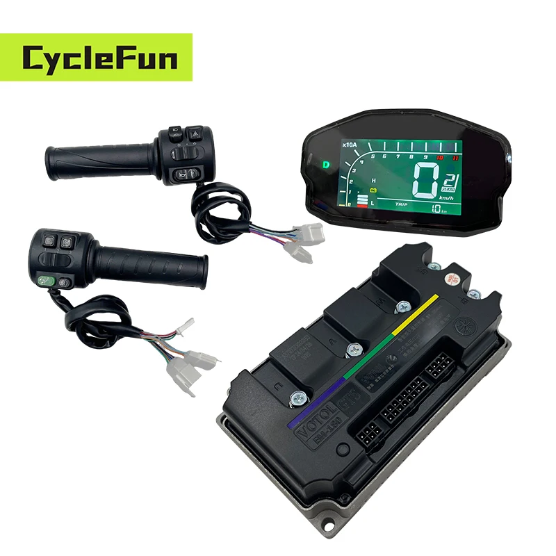 

Программируемый контроллер Votol EM180 GTS Boost 250A BLDC с дисплеем и дроссельной заслонкой T08 для электрического мотоцикла, внедорожного велосипеда