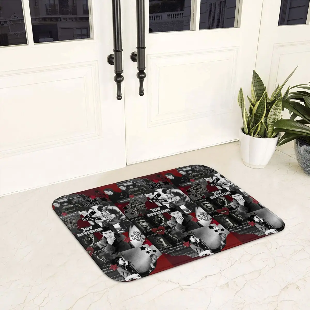 Joy Division Anti-slip Doormat Floor Mat Water oil proof Carpet Rug for Kitchen Entrance Home Bedroom Footpad Mats