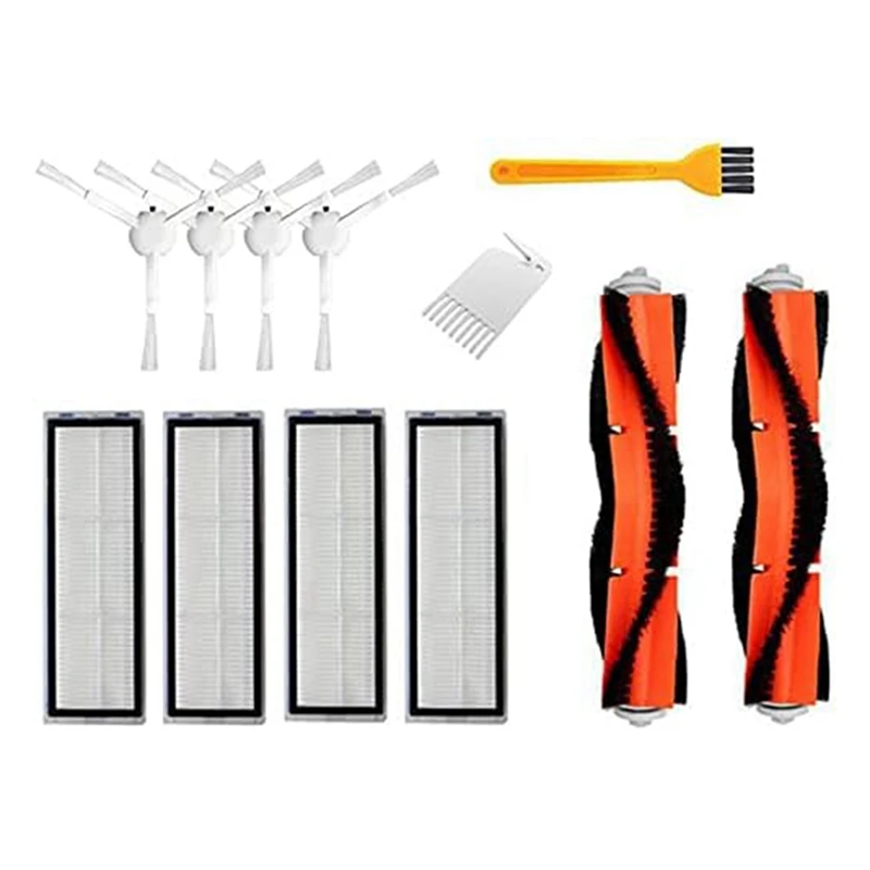 Spazzole laterali con filtro Hepa panno per mocio per Xiaomi Mijia Vacuum 1C 2C 1T F9 aspirapolvere muslimand muslimate Parts