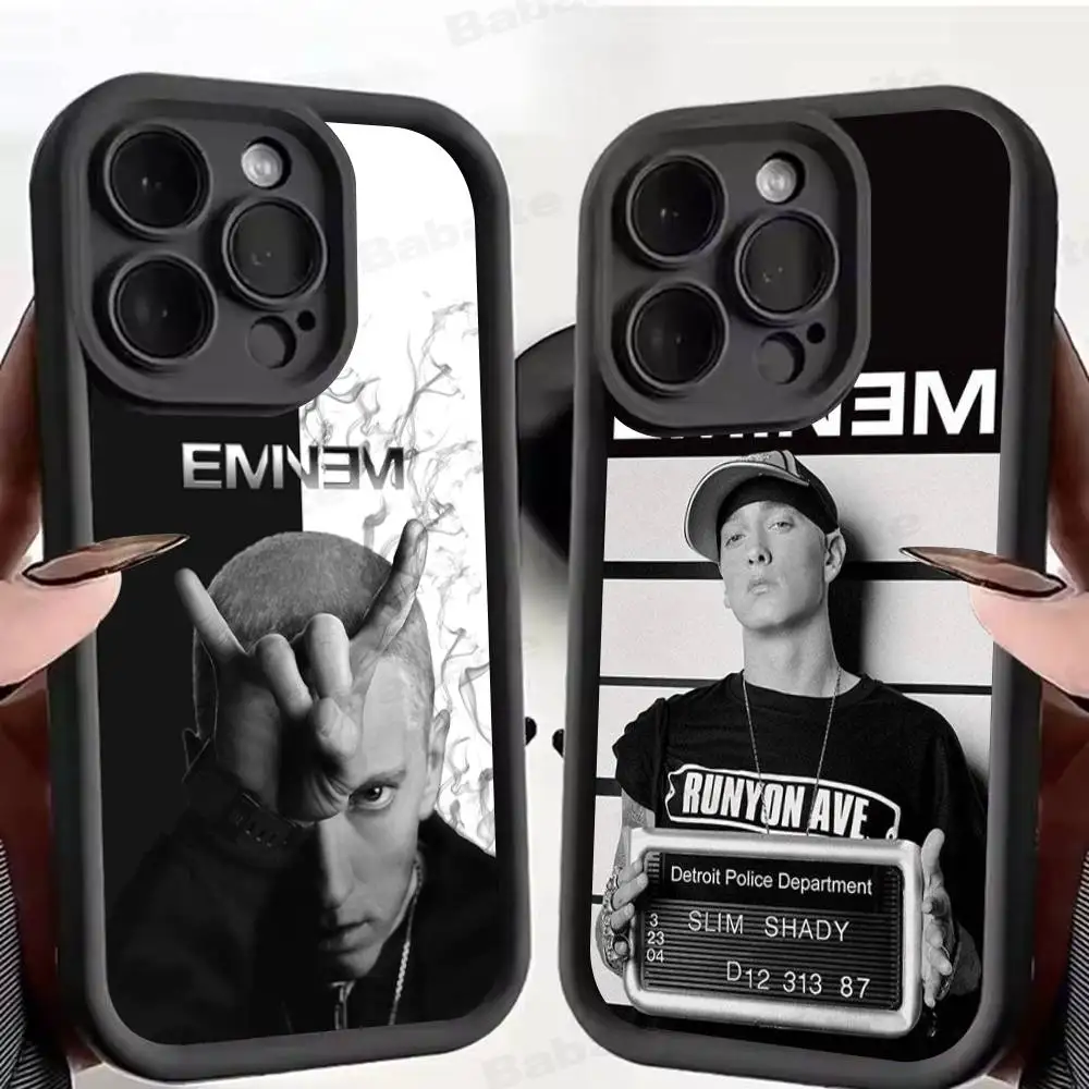 

Fashion Rapper E-Eminems TPU Phone Cover For iphone 17 16 15 14 13 12 11 Pro Max Plus Case Cover