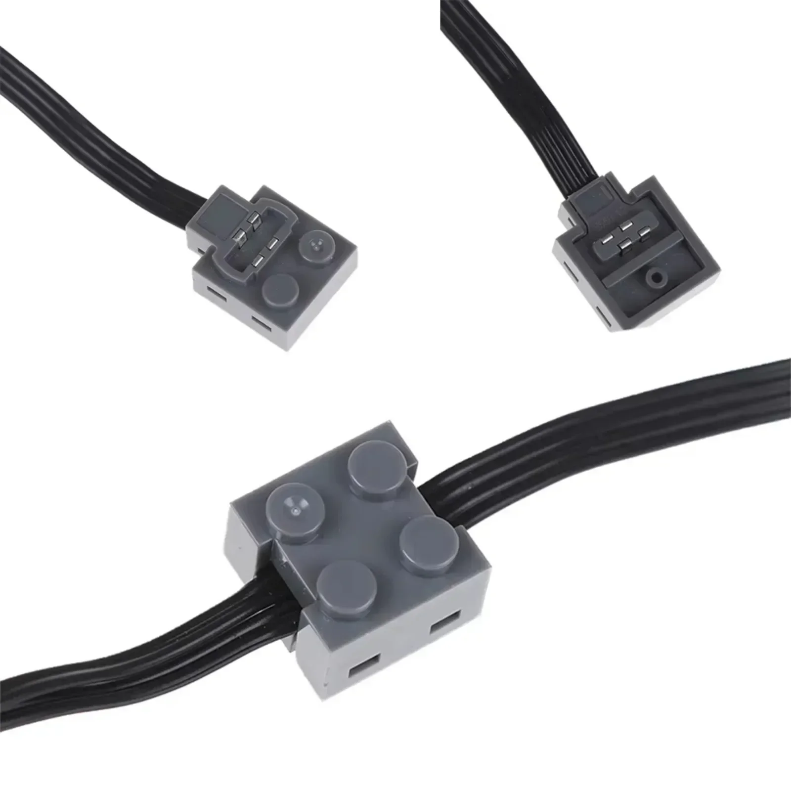 37cm Light Link Line Cable for Legoeds Power Functions MOC 8870 Train Vehicle Building Blocks Technical Parts Replacement