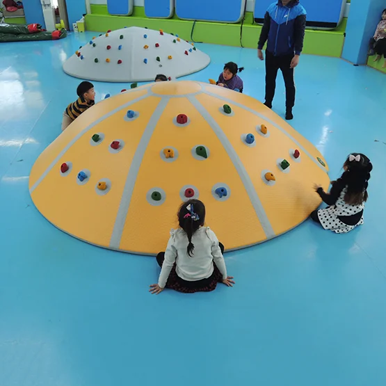 

2026 New Design Inflatable Kids Play Climbing Equipment Inflatable Soft Toy Rock Climbing Indoor Climbing Wall for Kids
