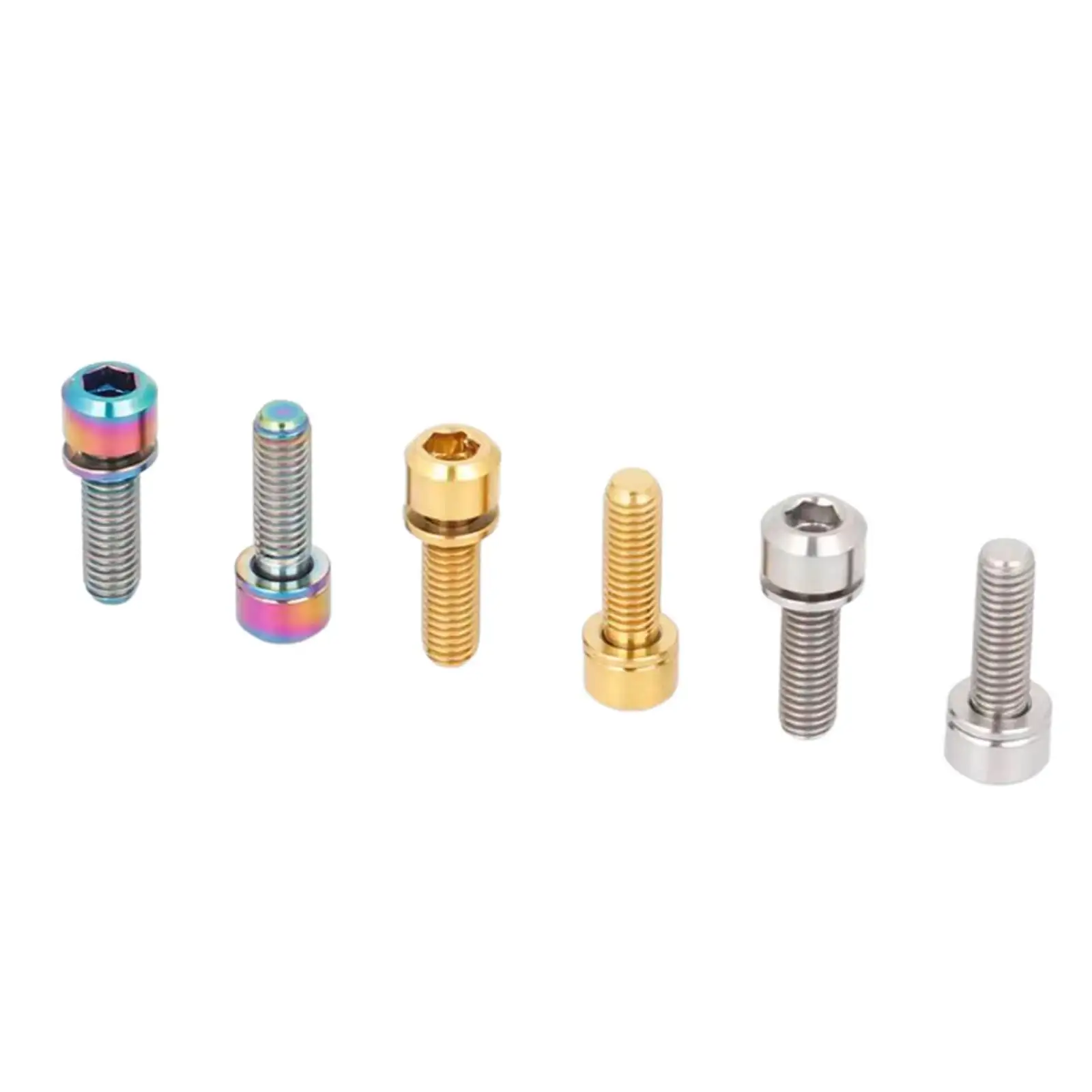 

ЛОТ 2 титановых болтов M7x18/20/25 мм GR5 с шайбой для трубки головки велосипеда