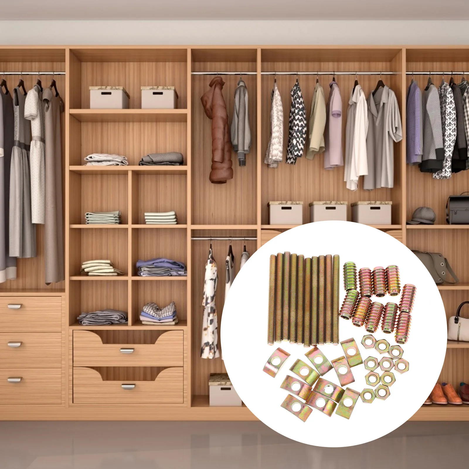 

10 комплектов прочных железных панелей для мебели, разъемы «четыре в одном», крепежные детали для деревянной мебели, шкафа, кровати в сборе