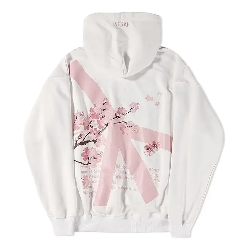 

Fashionable Streetwear with 3D Printed Cherry Blossom Patterns, Super Dalian Hoodie, New Casual Gothic Sportswear, Men's and Wom