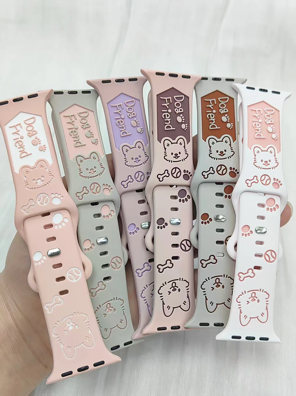 NEW Engraved Strap For Apple Watch Band 46mm 42mm 41-45mm 40-44mm Silicone Sport iWatch Series 11 10 9 8 7 6 5 SE/Ultra 3/2 49mm
