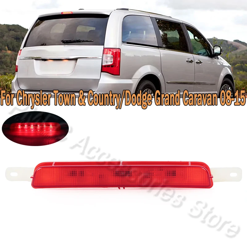 PMFC 3nd Brake Light High Mount Stop Brake Warning Lamp For Chrysler Town & Country For Dodge Grand Caravan 2008-2015 68083906AC