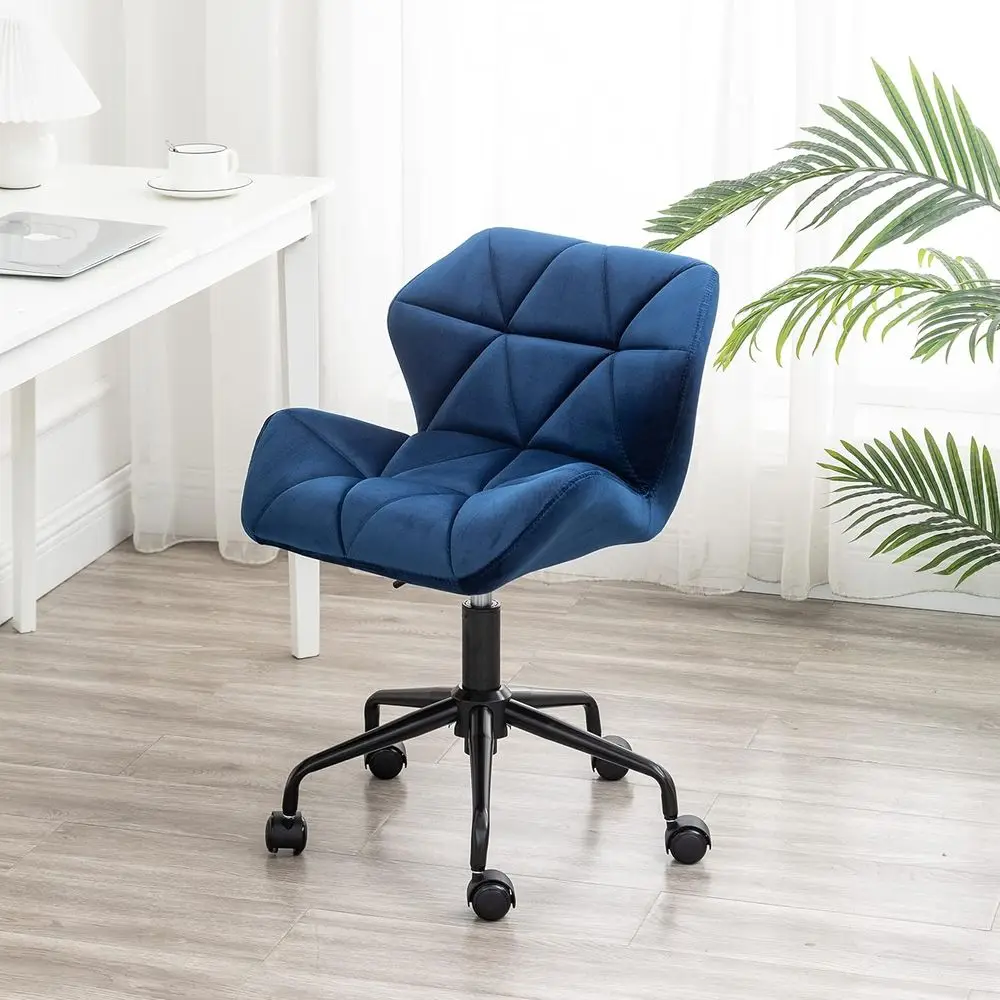 

Adjustable Swivel Oice Chair, Grayr, Blue