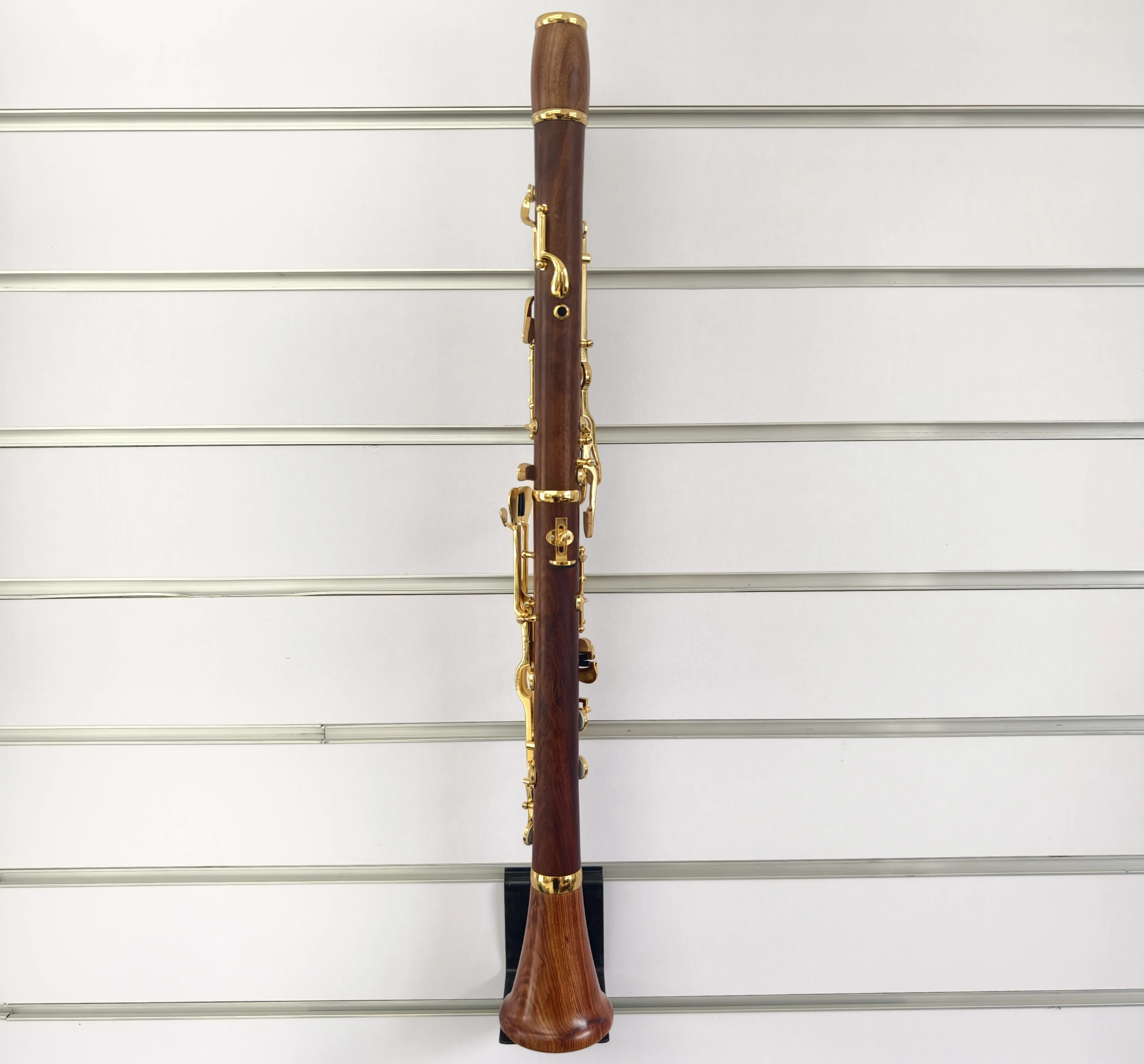 German System Bb Clarinet Premium Rosewood 17-Key Nickel Plated Keys A-Tone Crafted