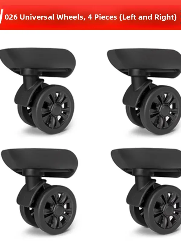 Smooth Wheel Luggage Bag Spinner Casters for Travel Suitcase Small Universal Wheels Gliding Wheels 026 No Brand Registered Tr...