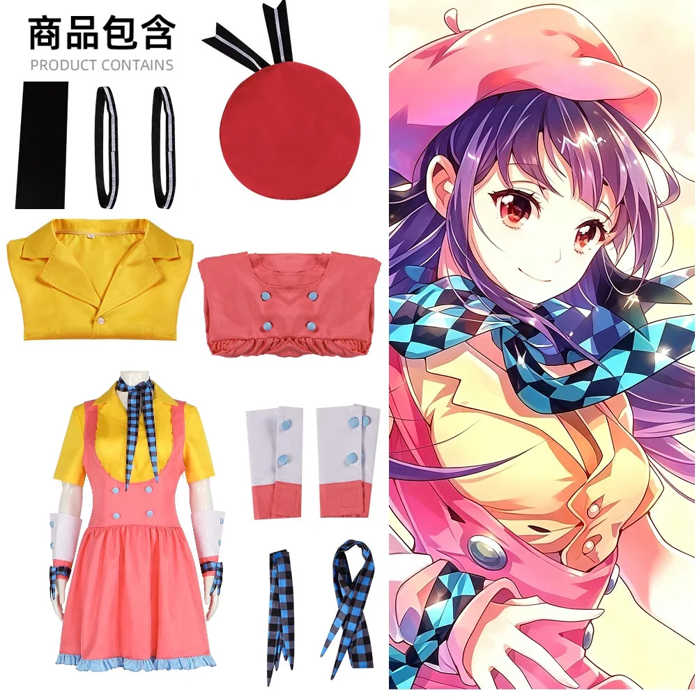 disfraz-de-miku-vocaloid-camisa-amarilla-con-falda-rosa-con-tirantes-y-corbata-de-lazo-a-cuadros-conjunto-para-mujer-para-convenciones-de-anime-y-actuaciones-en-escenario