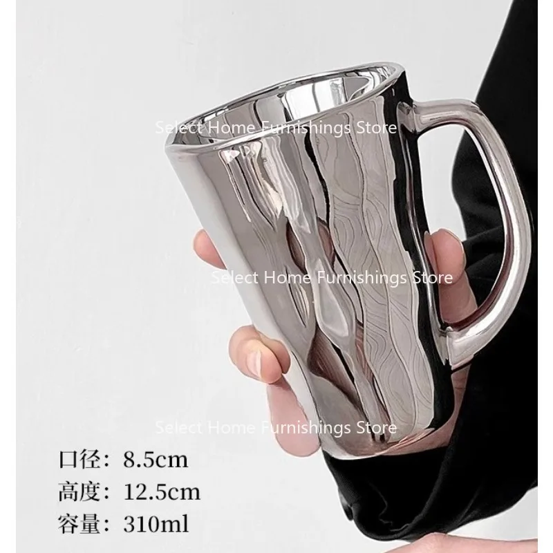 Suitable for Household Beer Cup with Handle, Juice Cup, Milk Cup, Coffee Cup