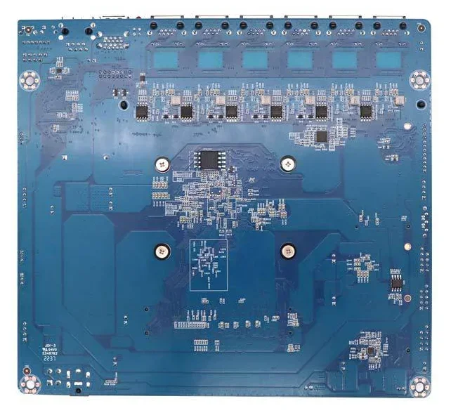 Intel Celeron J4125 FCBGA1090 Multi network port Motherboard with 2DDR4 Intel I225 NIC chip 6 Network Port