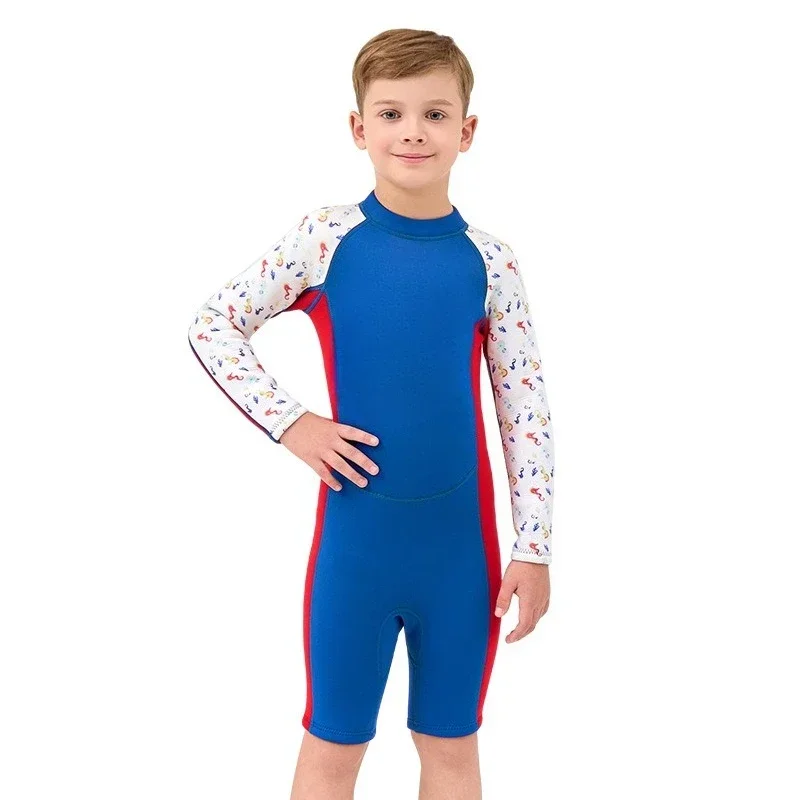

Outdoor One-piece 2.5MM Children's One-piece Wetsuit Cold-proof And Wear-resistant Snorkeling
