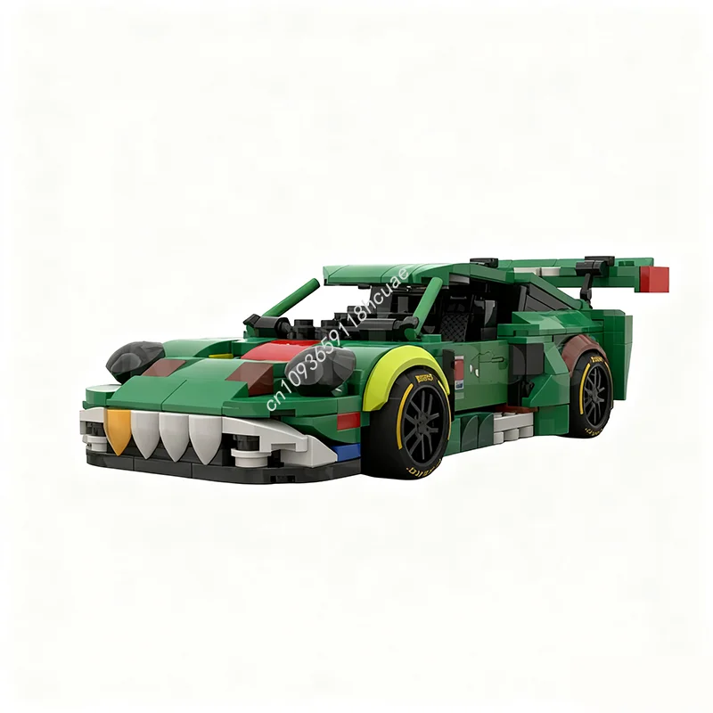 

398pcs MOC Porschess Rexy City Champions Super Car Model Building blocks Toys Assemble creative Education Brick Christmas gifts