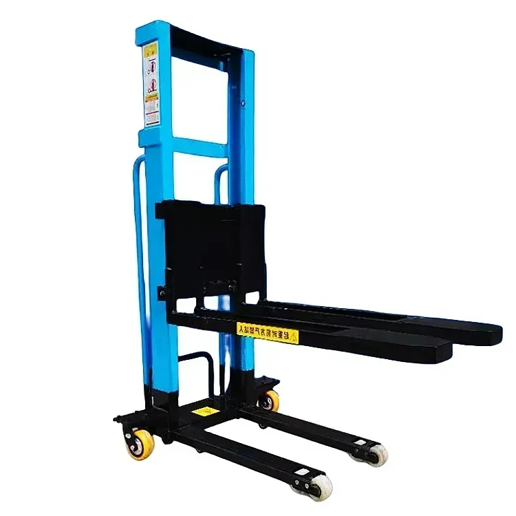 Pallet Stacker Hydraulic Small Hand Remote Control Electric Forklift Manual Portable 300kg 500 kg 1000kg Hand Pushed Forklift