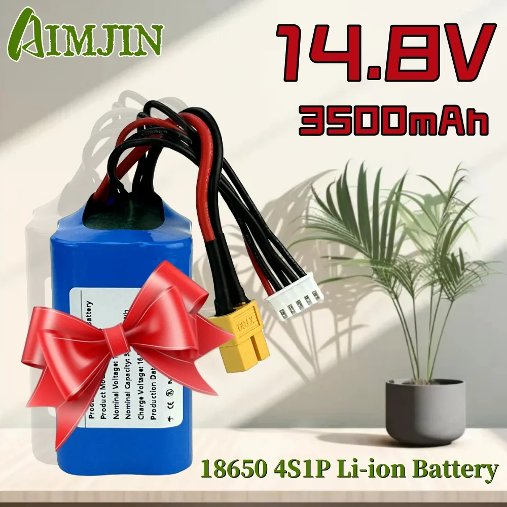 

For GA Battery Pack Model Airplane With XT60 JST-XH Connector 18650 4S1P Li-ion Battery 14.8V 3500mAh high-quality