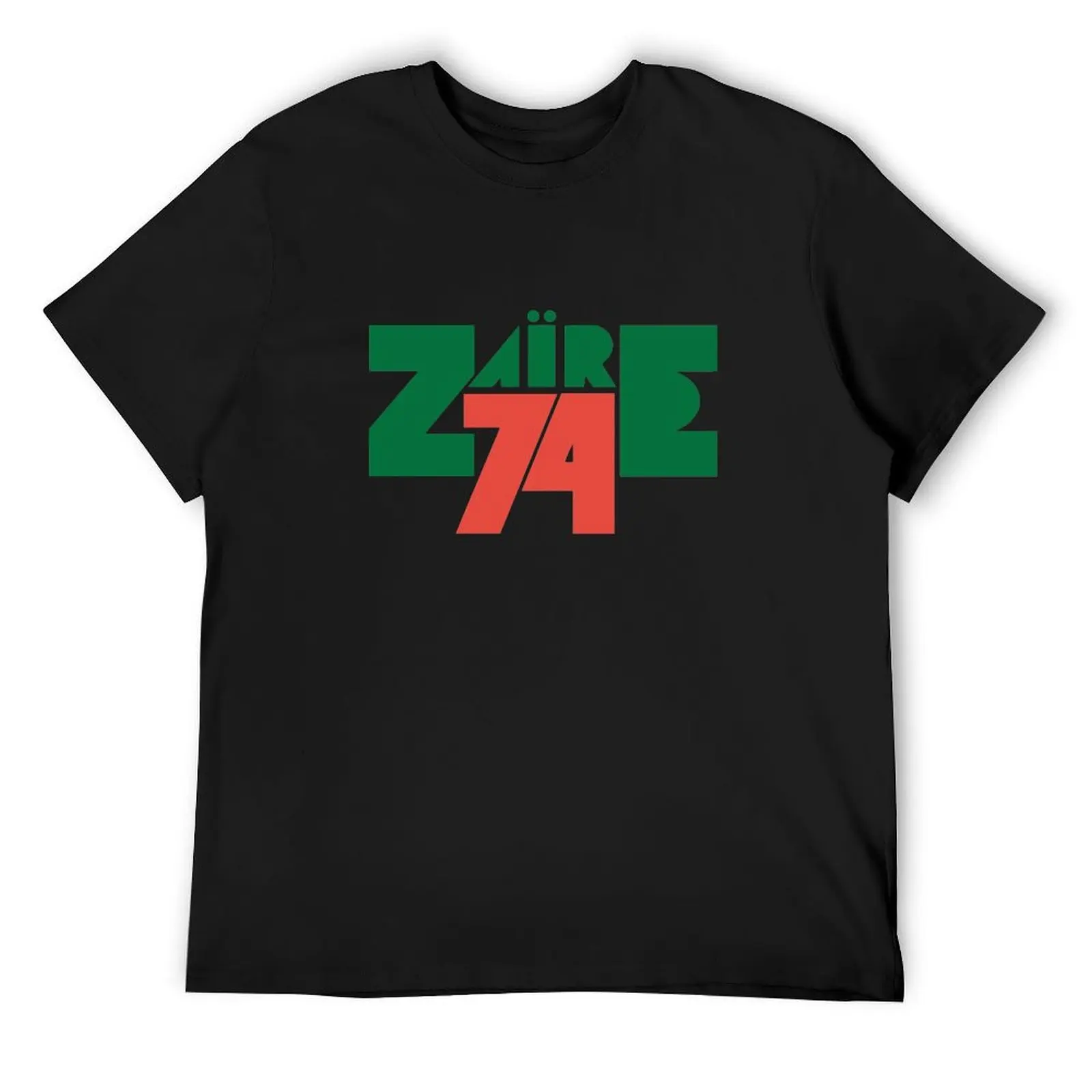 Zaire 74 Art Print T-Shirt cotton graphic tees Aesthetic clothing vintage graphic tee street wear t shirts for men