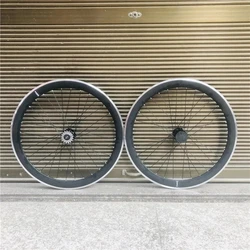 Fixed Gear Bike Wheels Fixie Wheelset Single Speed Bicycle 50mm Rim Height 32 Holes Hubs V-brake Cycling Parts