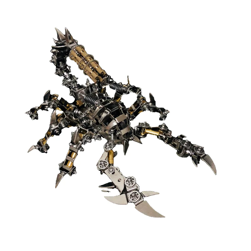 

DIY War Scorpion assembly Kit metal Steampunk mecha gear model building block toy 3D craftsman fight mechanical scorpions gift