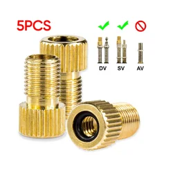 5PC F/V Zu A/V Ventil Adapter Bike Value Converter Presta Zu Schrader Goldene Fahrrad Reifen französisch Ventil Adapter Fahrrad Zubehör