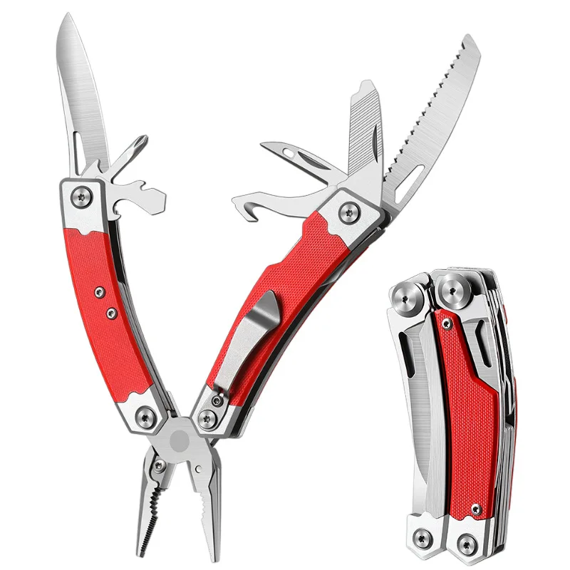 

Multi Knife Camping Outdoor Folding Plier Electrician Hand Tools Pliers Multitool Multifuntional EDC Foldable Small Knives