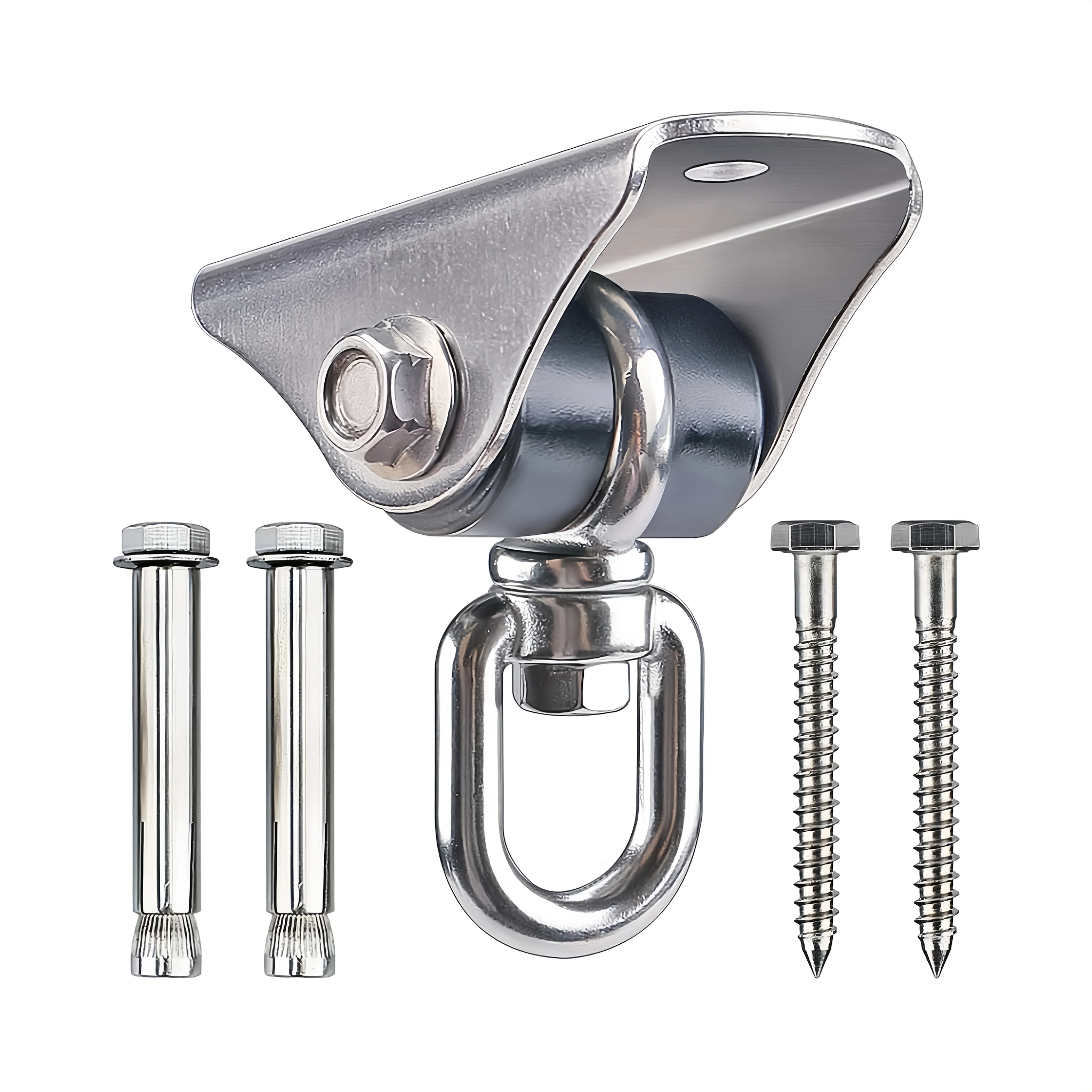 Hardware Ceiling Mount Load‑Bearing Bracket, Heavy Duty Hanging Bracket for Hanging Chair, Yoga Swing, Punching Bag
