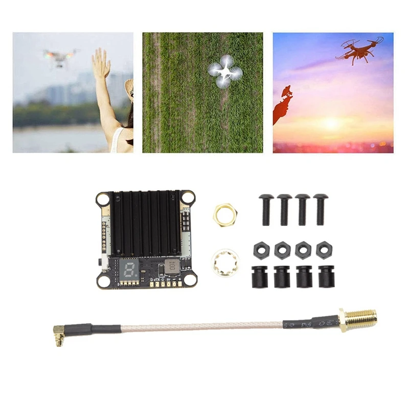 1.2W VTX TX2501 Video Transmitter 800/1600/1200Mw Supports X/Low Band For Racing Drone RC FPV Freestyle