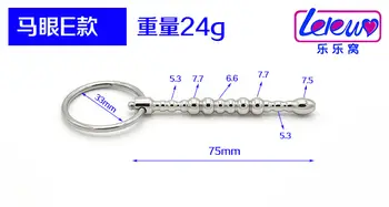 Stimulační masáž elektrickým šokem, močová trubice, zvuk, katétr, dilatátor, penisový kolík, zpoždění ejakulace, pulzní masáž, sexuální hračky pro muže 8 nejlepší prodej močová trubice šroub penisový kolík - №7